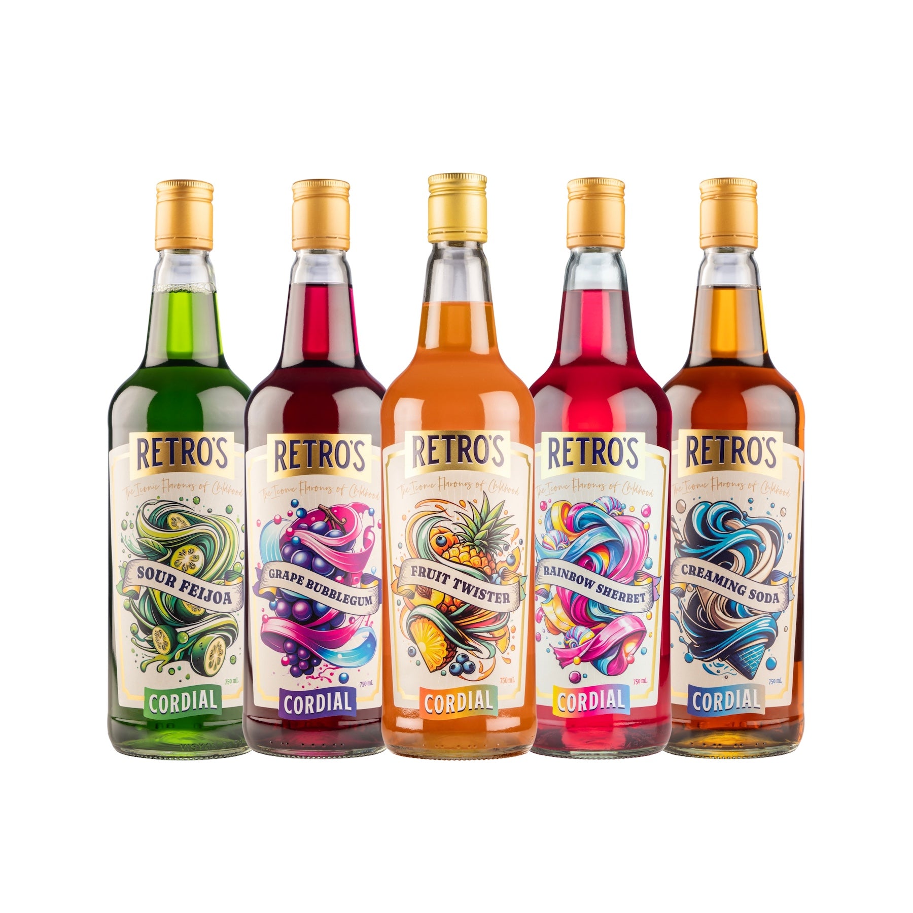 Retro's Mixed 5 Pack