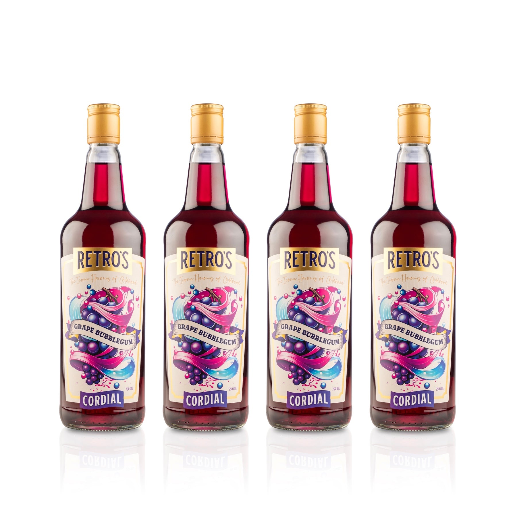 Retro's Grape Bubblegum 750mL